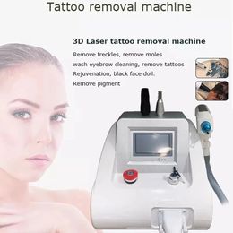 ND YAG Laser Professional Q-switch Tattoo Removal Pigmentation Remove Carbon Peeling Machine Pigment Reduction Spot Removal Equipment Portable Model Salon Use