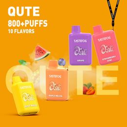 Top PUFF 800 Puffs Plus Disposable Vape Bars 550mAh Battery 2ML Pods Pre Filled e Cig Cigarette Vaporizer Portable Vapour Devcice with Free Lanyard