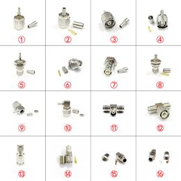 Other Lighting Accessories TNC Male Plug Female Jack RF Coax Connector Adapter For RG316 RG58 RG142 RG213 Cable Nickelplated Wholesale WIFIO