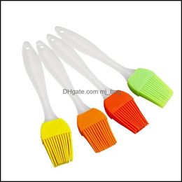 Baking Pastry Tools Urijk Random Colour Et Thick High Temperature Sile Bbq Cream Brush Tool Diy Kitchen Accessories Drop Deliv Mjbag Dhpbq