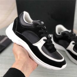 Designer Suede Sneakers Calfskin Vintage Casual Shoes Reflective Leather Trainers Golden Silver Stylist Sneaker Patchwork Leisure Shoe With Box