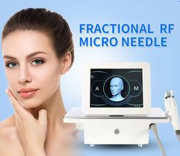 Protable Gold RF Needles Microneedle equipment Professional wrinkle removal machine Skin Tightening facial Acne Treatment Scar Removal stretch marks device