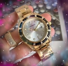 Big Diamonds Men Designer Gold Wristwatches 41mm Fashion Luxury Shinning Quartz Watch Soid Fine Full Stainless Steel wholesale male gifts wristwatch relogios