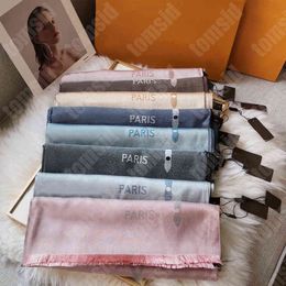 bai cheng Luxury Designer Scarf Brand Fashon Classic Letters Scarfs For Women Men Soft High Quality Silk Scarves Headband Pashmina 8 Colours