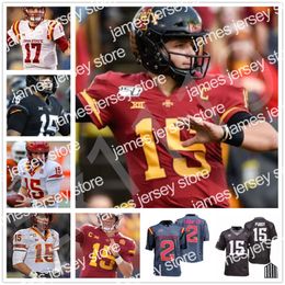 23 ISU Iowa State Cyclones College Football Jerseys Sheldon Croney Jr. Jersey Zeb Noland Joel Lanning Jacob Park Joseph Scates Custom Stitched