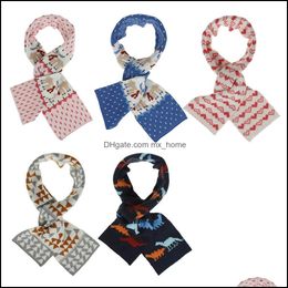 Scarves Wraps Autumn Winter Baby Kids Knitted Scarf Children Knitwear Neck Warm Neckchief Mxhome Drop Delivery 2021 Baby Ma Mxhome Dhopa