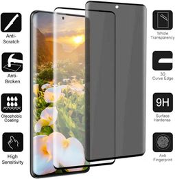 Privacy Screen Protector For Samsung S8 S9 PLUS NOTE 8 9 Anti-spy Case Friendly Tempered Glass