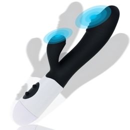 G Spot Dildo Rabbit Vibrator for Women Dual Vibration Silicone Waterproof Female Vagina Clitoris Massager Sex Toys For 220818