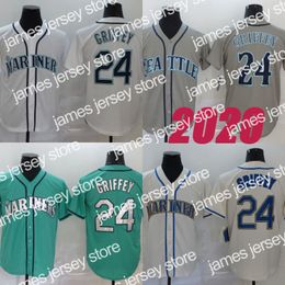 2022 24 Ken Griffey Jr. 2020 Season Cool Base Double Stitched Baseball Jerseys Shirt In Stock