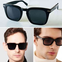-Óculos de sol masculino clássico Tom TF751 Top Luxury Brand Ford Glasses Protection Sports Casual Retro Designer de moda Full E0M5