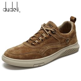 Men Shoes Fashion Genuine Leather Loafers Breathable Autumn Lace Up Comfortable Casual Outdoor Sneakers Zapatos Hombre 47 220819