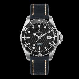 Boderry Men's Titanium Diver Automatic Watches Brand Luxury Clock 100m Waterproof Wristwatch Sport Mechanical Watch for Men