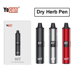 Original Yocan Hit With 1400mAh Battery Magnetic Mouthpiece OLED Display Ceramic Heating Coil