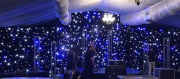 Customised Colour Changing Starlit Curtain Starry Sky Stage Lighting