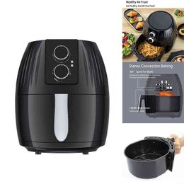 Smart Air Fryer Without Oil Home Cooking 5.5L Large Capacity Oven Electric Deep Fryer French Fries Machine T220819