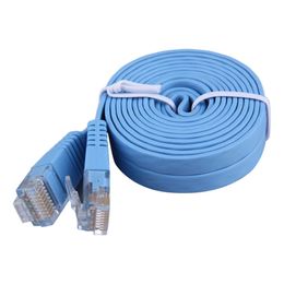 CAT6 Flat Ethernet Cable RJ45 Lan Cable Networking Patch Cord for Computer Router Laptop 0.5M/1M/2M/3M/5M/8M Length