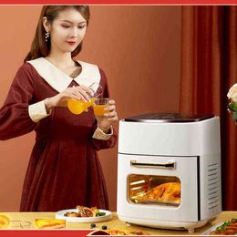 5L air fryer multi-function large-capacity automatic smart electric oven for home cooking pizza Electric oven T220822