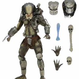 NECA AVP Aliens vs Predator serie Alien Elder Predator Serpente Hunter Youngblood Predator Movie Toys Figure C032307E