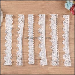 Hair Accessories Lace Baby Girls Headband Newborn Pography Props Toddler Floral Sequin Hairband Infant For Bathday Part Mxhome Mxhome Dhpxc