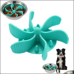 Dog Bowls Feeders Slow Feeder Insert Dogs And Cats Feeding Food Accessories Health Supplie Pet Feeder-Dog-Bowl To Prevent Yydhhome Dhglb