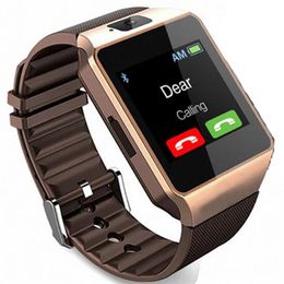 android os smartwatch NZ - 1pc DZ09 Bluetooth Smart Watch Android Phone OS Call Support SIM TF Card Camera DZ09 Smartwatch With Fitness Tracker250A