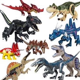 Wholesale Large Building Block dinosaur Jurassic Tyrannosaurus Children's Assembly Toy Fit Together Disassembly Dinosaurs Hand-made Gifts