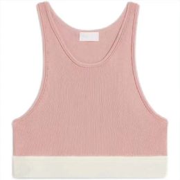 Y2k Tank Designer Tank Women's Sexy Fashion Luxury Tanks Summer Stripe Fashion Sexy Crop Top Slim Tops O-Neck Sleeveless Workout Vest Ladies Good Quality Tank 720