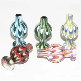 Coloured Smoking Glass Carb Cap for Quartz banger Nails glass water pipes dab oil rigs bong smoke accessory