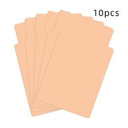 Silicone tattoo practice skin 1mm thickness beginner secant matte orange blank 10pcs