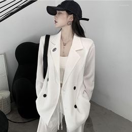 Women's Tracksuits 2022 Office Lady White 3xl Plus Size 2 Piece Set Spring Fashion Top And Pants Loose Year-old Female Costume