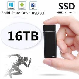 portable external hdd UK - External Hard Drives HDD 16TB Solid State Drive 12TB Storage Device Computer Portable SSD Mobile 4tb277H