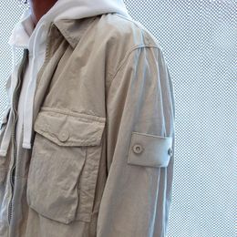 New Designer Mens Fashion Jackets Womens Classic Autumn Cargo Jacket Man Retro Windproof Coat Woman Street Style Coats 2024