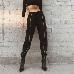 Women's Pants & Capris Women Harem With Zipper Sexy Female Sweat Track 2022 Fall Fashion Harajuku Style Sweatpants TA994