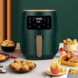 110V/220V 1200W 4.5L Smart Touch Air Fryer Oil free Health Fryer Cooker Multi-Functional Oven Intelligent Cooking FreeShipping T220819