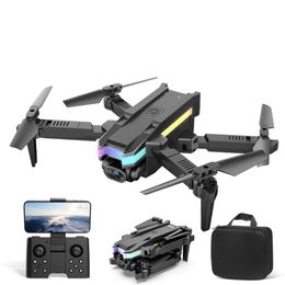 A3 Mini Intelligent UAV 4K HD Dual Camera 2.4G 4CH FOLTABLE RC HELICOPTER FPV WIFI Photography Kquadcopter Подарок для взрослых игрушек избегания препятствий