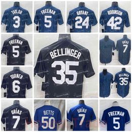 Freddie Freeman Men Baseball Jersey Kelly Hernandez Max Muncy Justin Turner Julio Urias Clayton Kershaw Walker Buehler Jackie Robinson Mooki