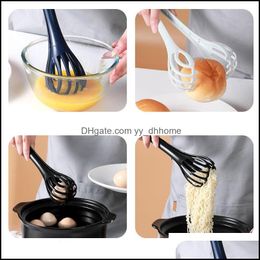 Other Kitchen Tools Mtifunctional Bread Food Tongs Non-Slip Pp Clips Egg Beater Pastry Clamp For Baking Cooking Utensil Drop Yydhhome Dh7G0