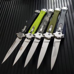 Colt II Tactical Folding Knife 9 inch Stiletto Automatic Horizontal Knives 440c Blade Survival Single Action Outdoor Camping Knifes EDC UT70 945 940 UT88 tools