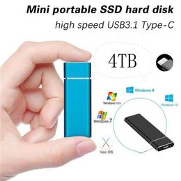 ssd drive 2tb Canada - External Hard Drives M 2 SSD 2TB 1TB Storage Device Drive Computer Portable USB 3 1 Mobile Solid State Disk For PS4 PC Laptop302e239g