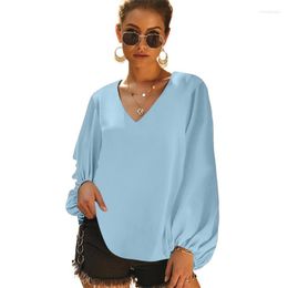 Bells Will Be Ringing Balloon Sleeve Blouse The Blousy Fit Exaggerated Sleeves And V-neckline Make This Top An Easy Go To Women's Blouses &