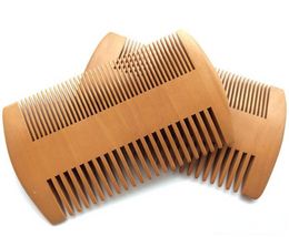 Wooden Beard Comb Double Sides Super Narrow Thick Wood Combs Pente Madeira Lice Pet Hair Tool Other Home & Garden FY3847 0821