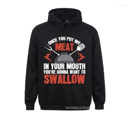 Herren-Kapuzenpullover, Sweatshirts, Dirty Adult Gift Hoodie, Meat In Your Mouth BBQ Joke Tee, schlichte Neuheitskleidung für Männer, Muttertag