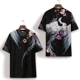 Men's T-Shirts Chinese Style Strange Animal Printing Luxury Short Sleeve T Shirt Summer Quality Soft Comfortable Icy Cool MenXS-7XLMen's