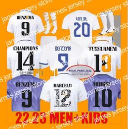 New New 2023 BENZEMA VINI JR Finals soccer jerseys Tchouameni 22 23 champions ASENSIO ALABA football shirt real madrids Marcelo limited camiseta men