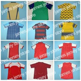 New 1982 1984 1991 94 Retro Soccer 14 HENRY Vinatge Jersey 9 REYES 10 BERGKAMP 4 VIEIRA FABREGAS ROSICKY WRIGHT PIRES Football Shirt Kits A-S-N
