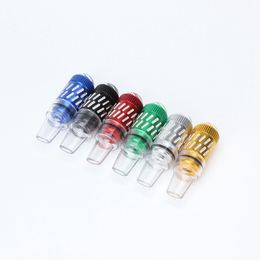 Smoking Multi Style Colorful Aluminium Alloy Filter Pipes Portable Dry Herb Tobacco Cigarette Holder Catcher Taster Bat One Hitter Innovative Design Tube