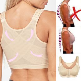 Yoga Outfit Plus Size Tops Women's Tube Sport Bra Posture Corrector High Support Underwear Tank Top Push Up SportswearYoga