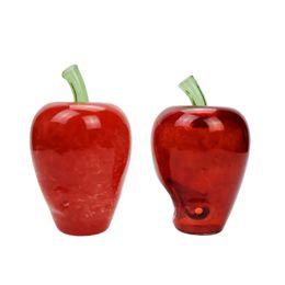 Christmas Gift Apple Style Glass Hand Pipes Herb Rig 4inch Tobacco Smoking Pipe Tobacco Burner Making Supplier 108g Weight