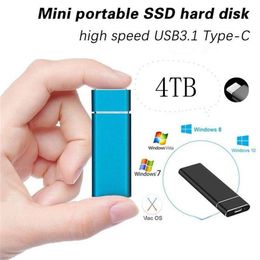 ssd drive 2tb Canada - External Hard Drives M 2 SSD 2TB 1TB Storage Device Drive Computer Portable USB 3 1 Mobile Solid State Disk For PS4 PC Laptop192g