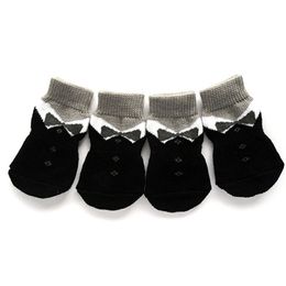 Dog Apparel Shose Autumn Winter Outdoor Waterproof Coffee Color Socks Anti Slip Boots For Dogs Shoes Small DogsDog ApparelDog